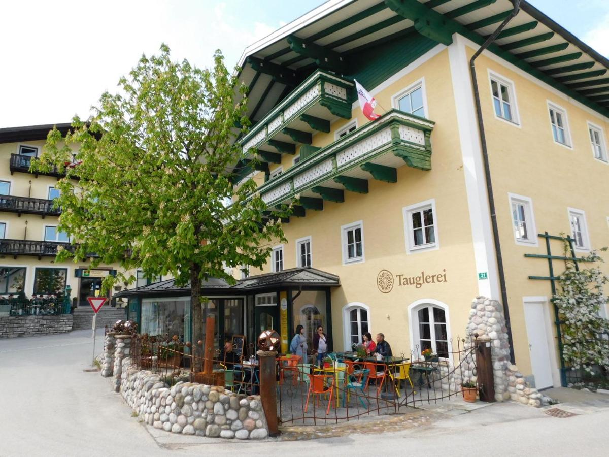 Tauglerei Appartement Enzian In Den Zauberbergen Sankt Koloman Bagian luar foto